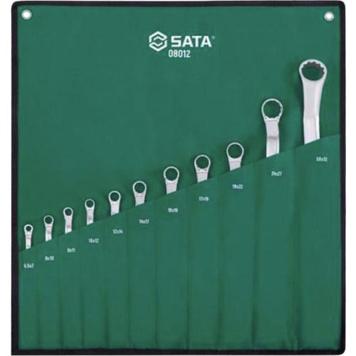 SATA 両口めがねレンチセット(11点)40°
