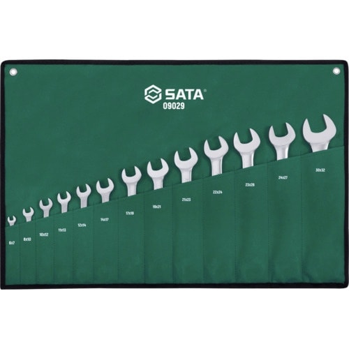 SATA 両口スパナセット(13点)