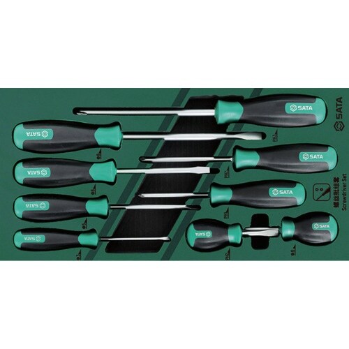 SATA ドライバー 9点 セット トレー入り