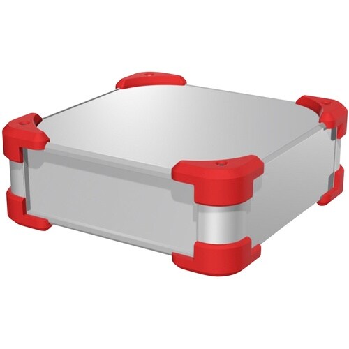 タカチ コーナーガード付アルミケース