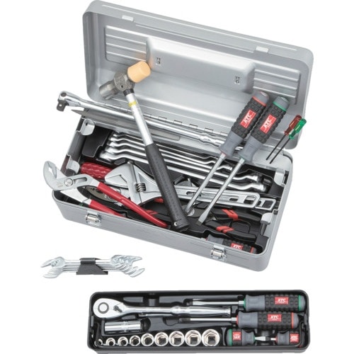 KTC 工具セット(片開きメタルケースタイプ)[4