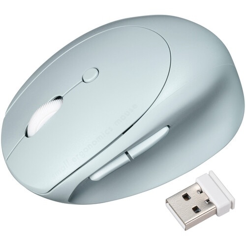 SANWA 静音ワイヤレス小型エルゴノミクスマウス