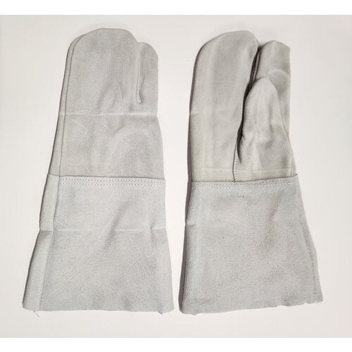 NT 床革三本指溶接手袋