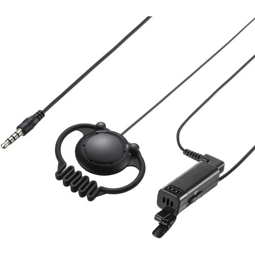 SANWA ワイヤレスガイド用イヤホンマイク(親機