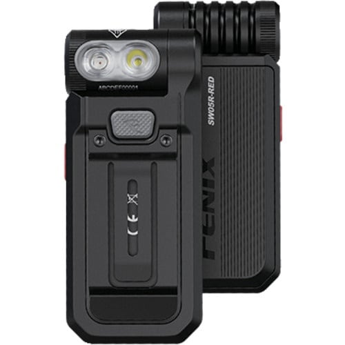 FENIX 充電式 LEDクリップオンライト(赤色