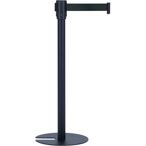 テラモト ベルトパーテーションスタンドUN ブラッ