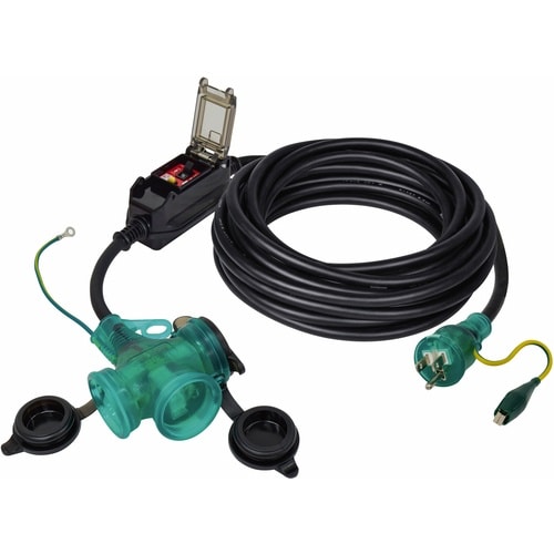 NICHIDO 防雨ポッキン延長ブレーカ10m 過