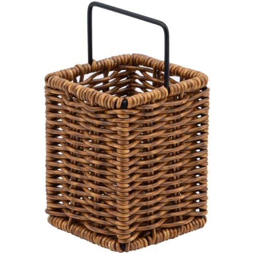 ナカバヤシ ラタンスタイルペンスタンドブラウン