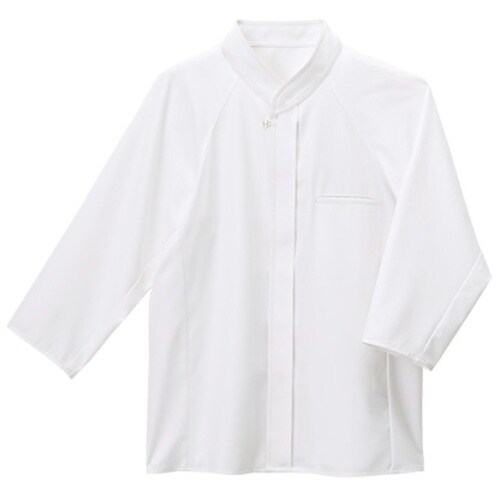 サンペックス 七分袖ショップコート ホワイト S