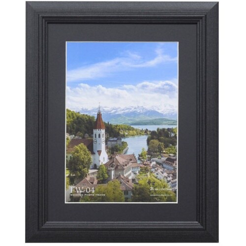 ハクバ 額縁 木製額縁 FW−04 ブラック 2L