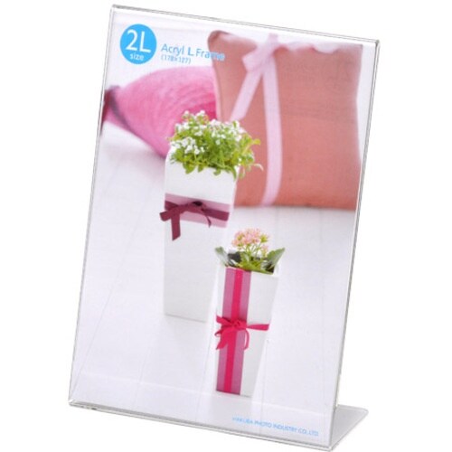 ハクバ 額縁 アクリル Lフレーム 2L 立