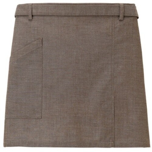 サンペックス ショート丈エプロン ブラウン F