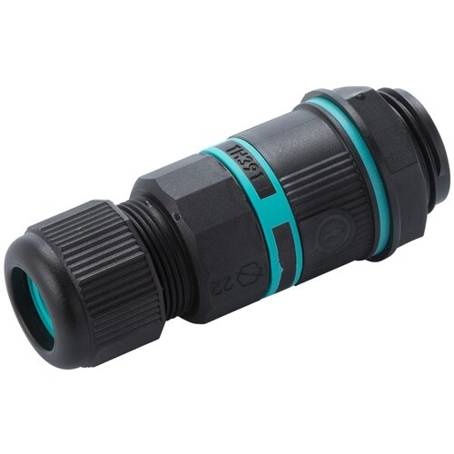 タカチ パネルマウント型 防水中継コネクタ