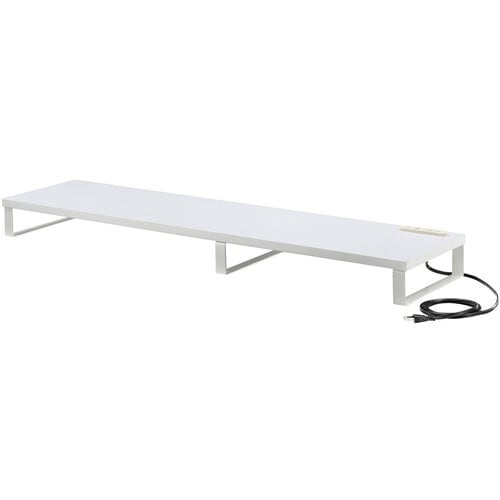 SANWA コンセント付きモニター台(W1000・