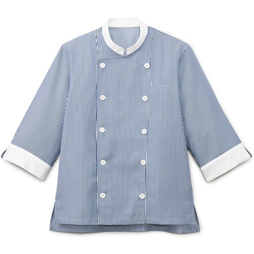 サンペックス 七分袖ショップコート ホワイト*ネイ