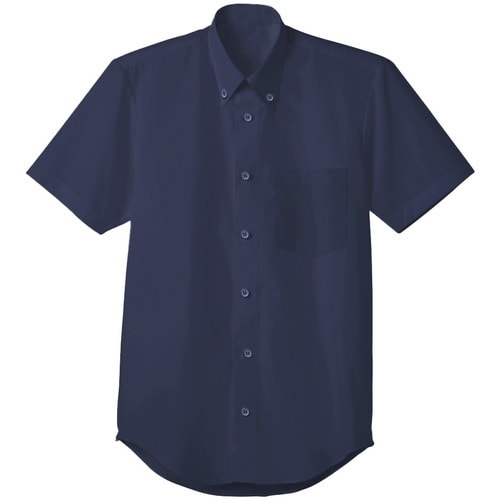 サンペックス 長袖ボタンダウンシャツ ネイビー 3