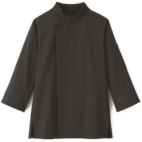 サンペックス 長袖ショップコート ブラック 4L