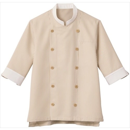 サンペックス 七分袖ショップコート ホワイト*ベー