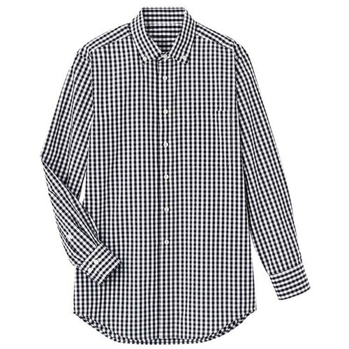 サンペックス 長袖ボタンダウンシャツ ブラック M