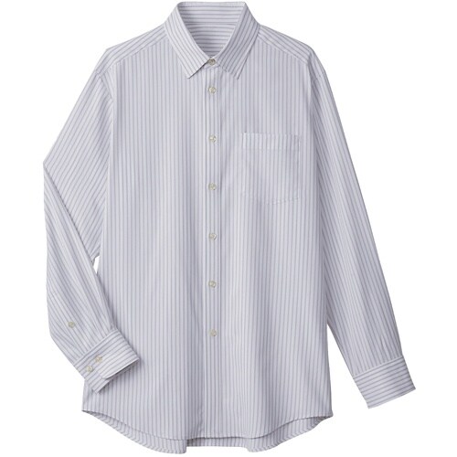 サンペックス 長袖レギュラーカラーシャツ グレー