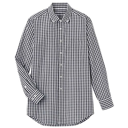 サンペックス 長袖ボタンダウンシャツ ブラック S