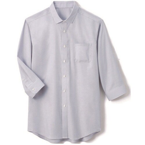 サンペックス 七分袖シャツ グレー 4L