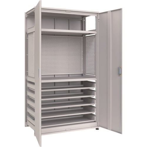 TRUSCO M3中量棚 背板・扉付 W1200X