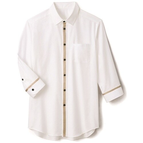 サンペックス 七分袖シャツ オフホワイト SS