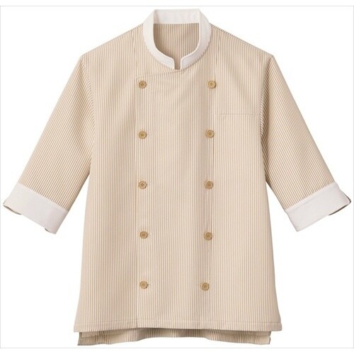 サンペックス 七分袖ショップコート ホワイト*ベー