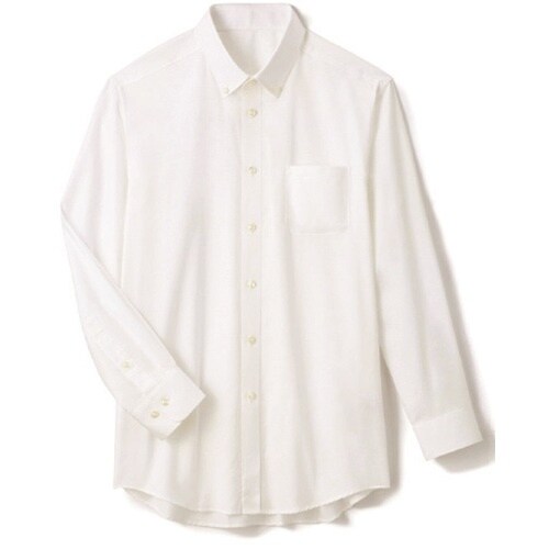 サンペックス 長袖ボタンダウンシャツ オフホワイト