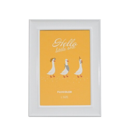 フジカラー メタルカラーフレーム Lサイズ ホワイ