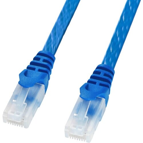 SANWA カテゴリ6フラットLANケーブル(ツメ