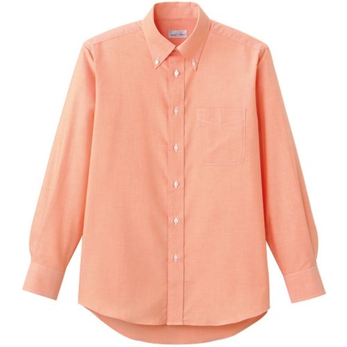 FACE MIX オックスフォード長袖シャツ オレ