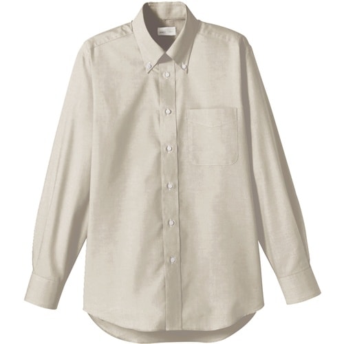 FACE MIX オックスフォード長袖シャツ ベー