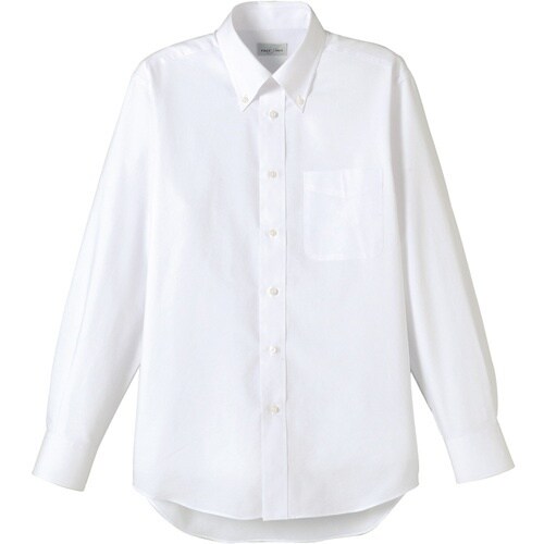 FACE MIX オックスフォード長袖シャツ ホワ