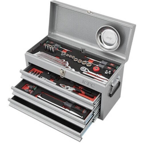 KTC 工具セット チェストタイプ 66点 シルバ