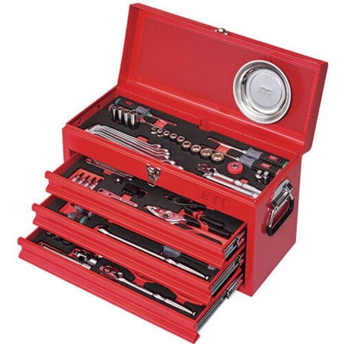 KTC 工具セット チェストタイプ 72点 レッド