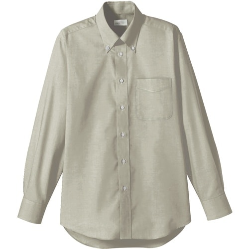 FACE MIX オックスフォード長袖シャツ スモ