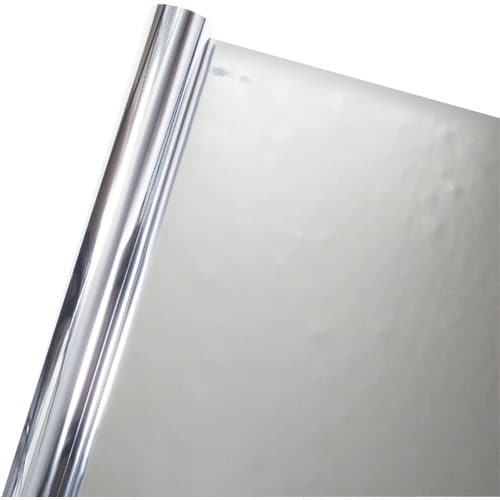 ササガワ 装飾 メタリックカラーシート 銀