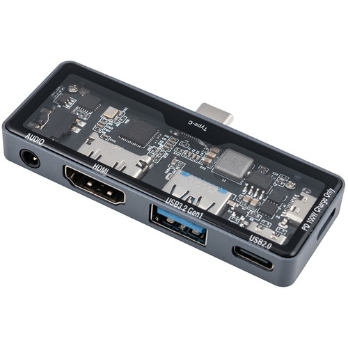 ナカバヤシ スケルトンドッキングステーショングレー