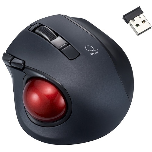 ナカバヤシ マウス 小型無線静音5ボタンレーザー式