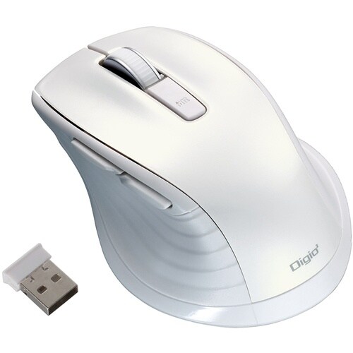 ナカバヤシ マウス 無線静音5ボタンBlueLED