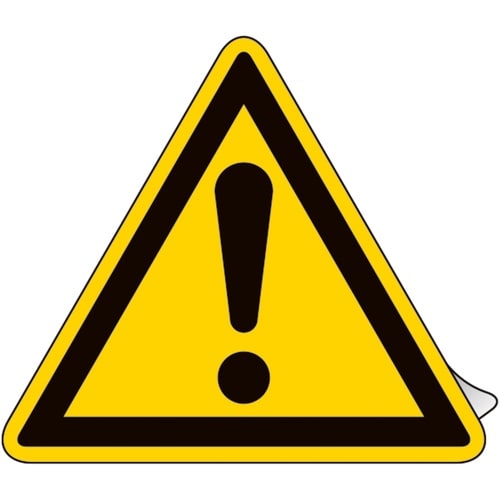 緑十字 JIS規格ステッカー標識 警告マーク JA