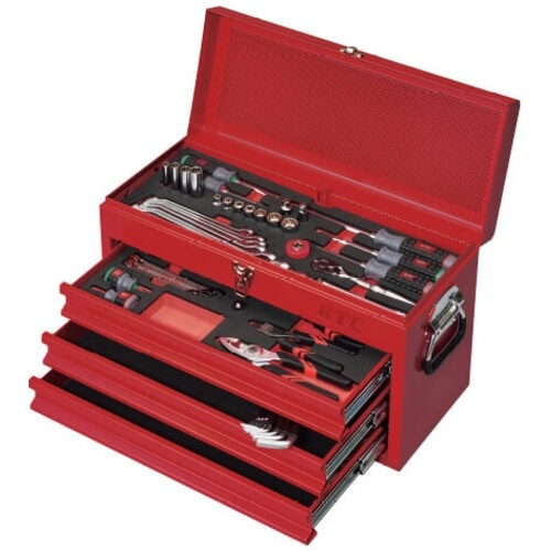 KTC 工具セット チェストタイプ 50点 レッド