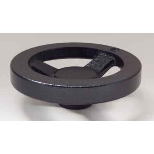 MIYOSHI 角リム朝顔形ハンドル車 黒色焼付塗