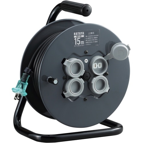 ハタヤ コードリール 屋外用フラットリール 電線仕
