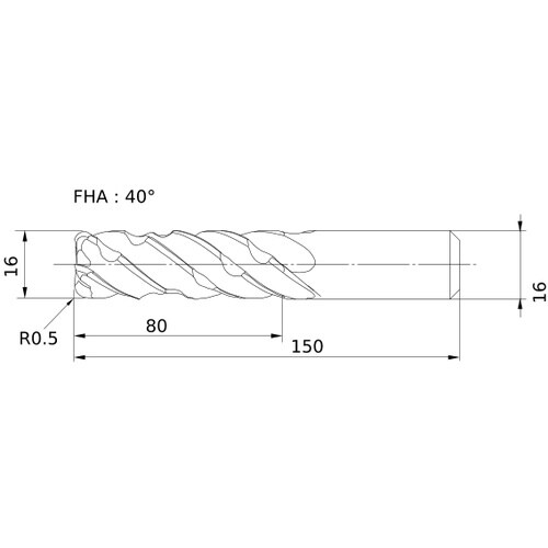 三菱 高機能超硬エンドミル SMARTMIRACL