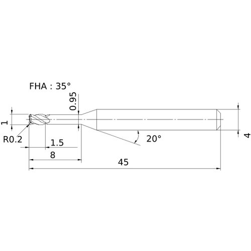 三菱 高機能超硬エンドミル SMARTMIRACL
