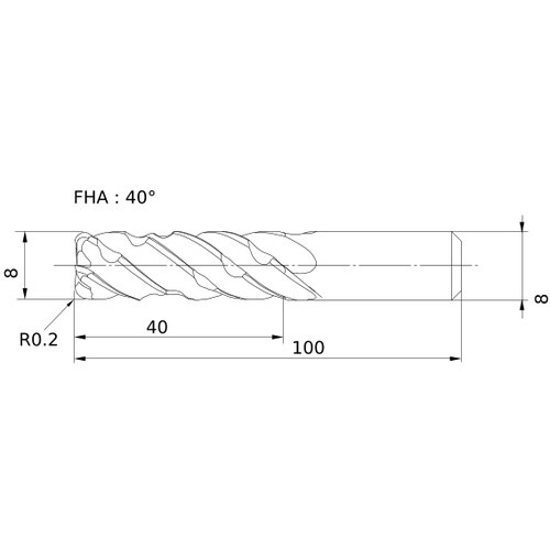 三菱 高機能超硬エンドミル SMARTMIRACL