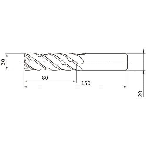 三菱 高機能超硬エンドミル SMARTMIRACL